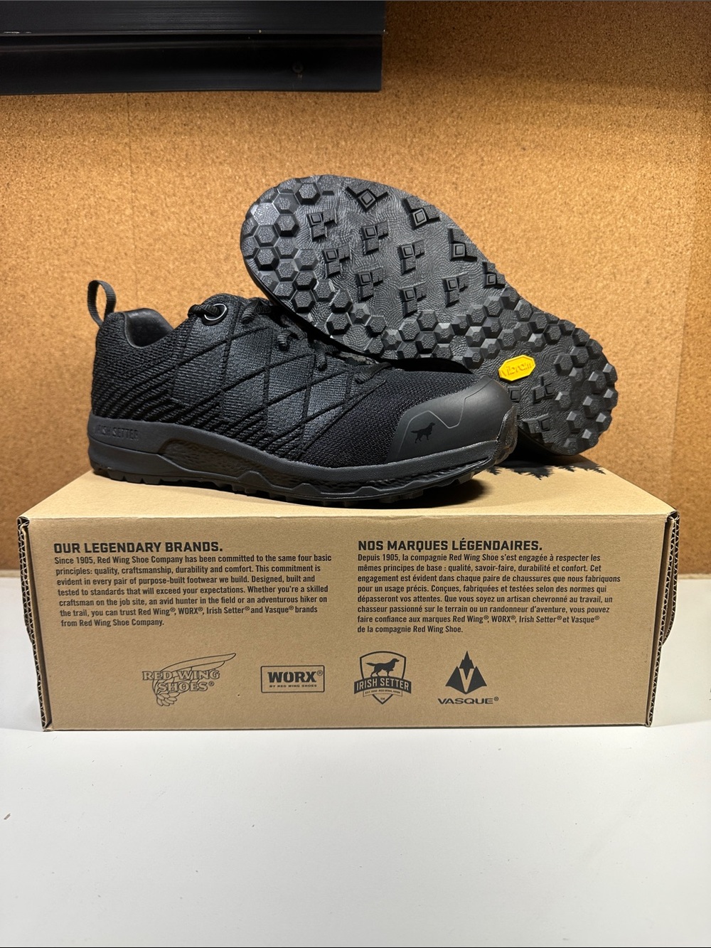 New Men’s Irish Setter Nisswa Oxford Safety Toe Work Shoe